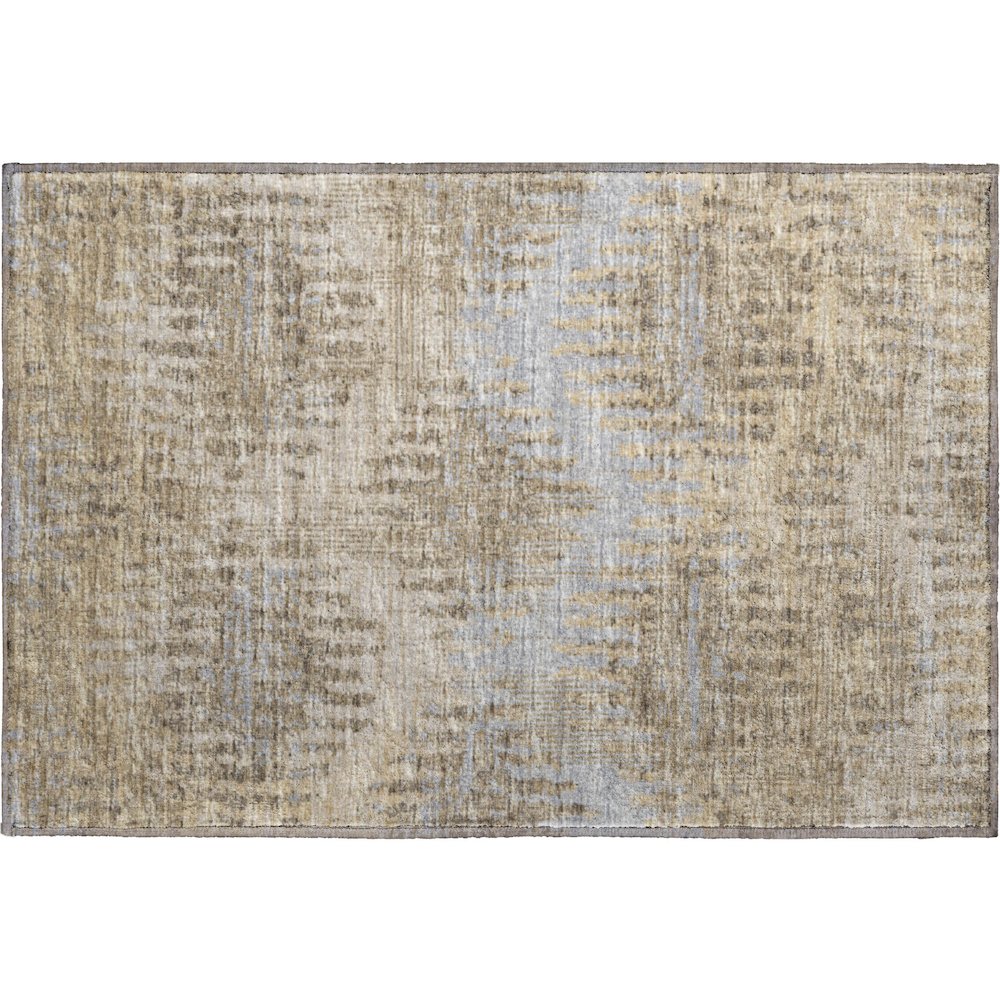 Premium Machine Washable Mayfield  Earth 1'8" x 2'6" Rug. Picture 1