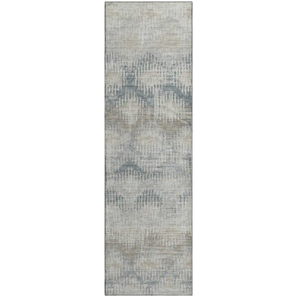Premium Machine Washable Mayfield  Linen 2'3" x 7'6" Runner Rug. Picture 1