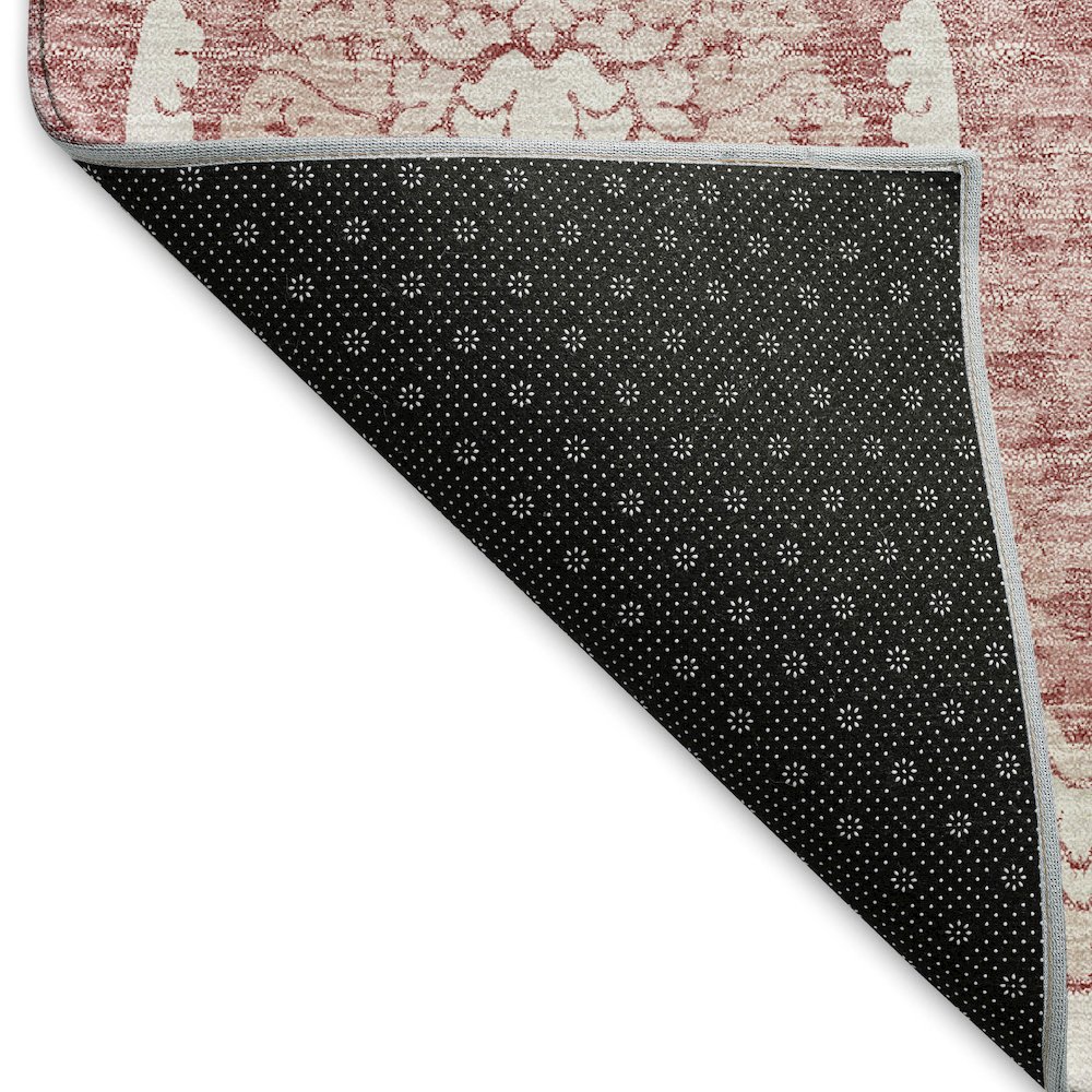 Premium Machine Washable Mayfield AMF810 Pink 1'8" x 2'6" Rug. Picture 2
