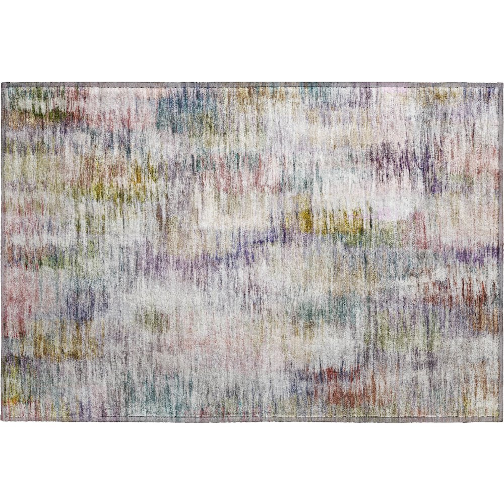 Premium Machine Washable Mayfield AMF813 Plum 1'8" x 2'6" Rug. Picture 1