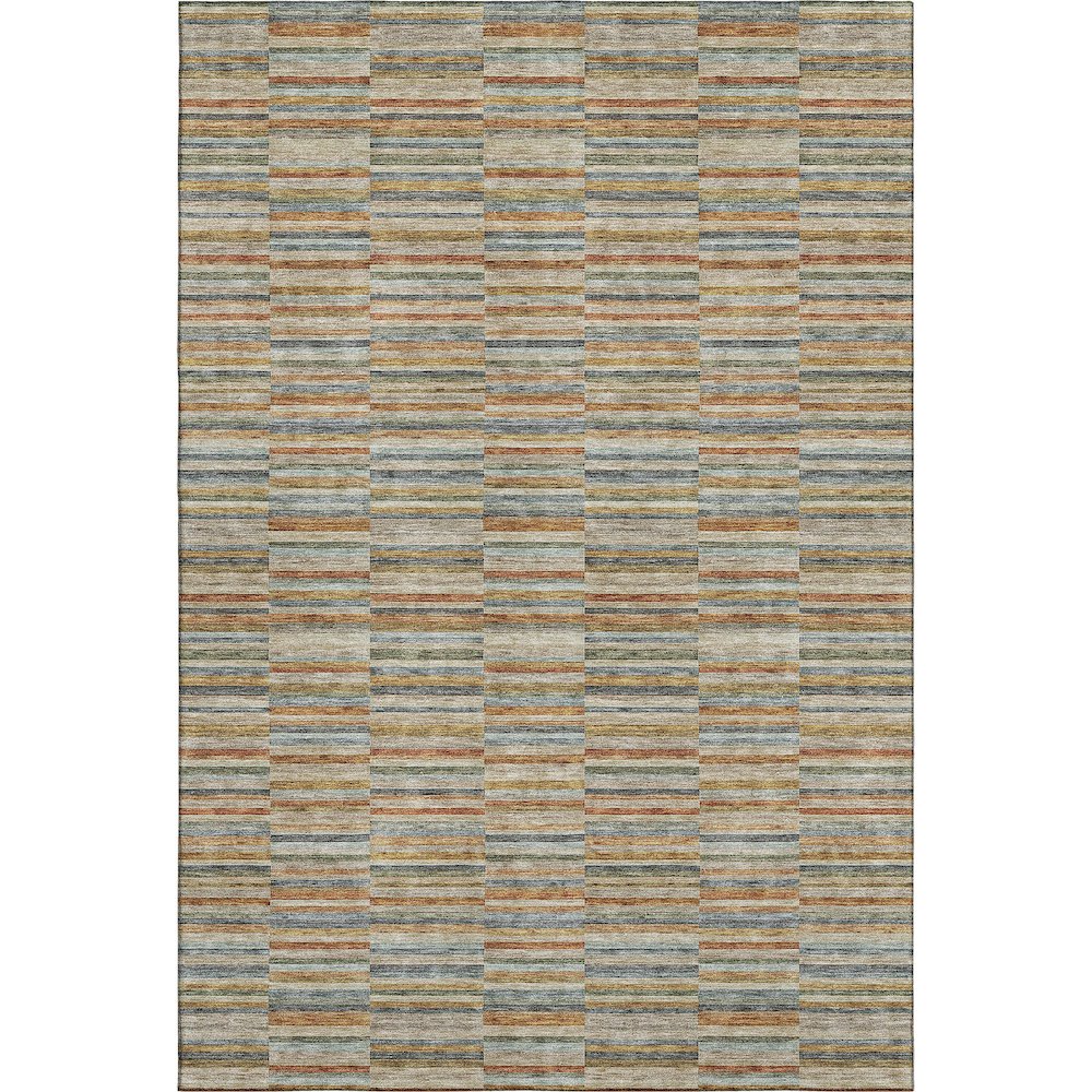 Premium Machine Washable Mayfield AMF816 Paprika 2'6" x 3'10" Rug. Picture 1