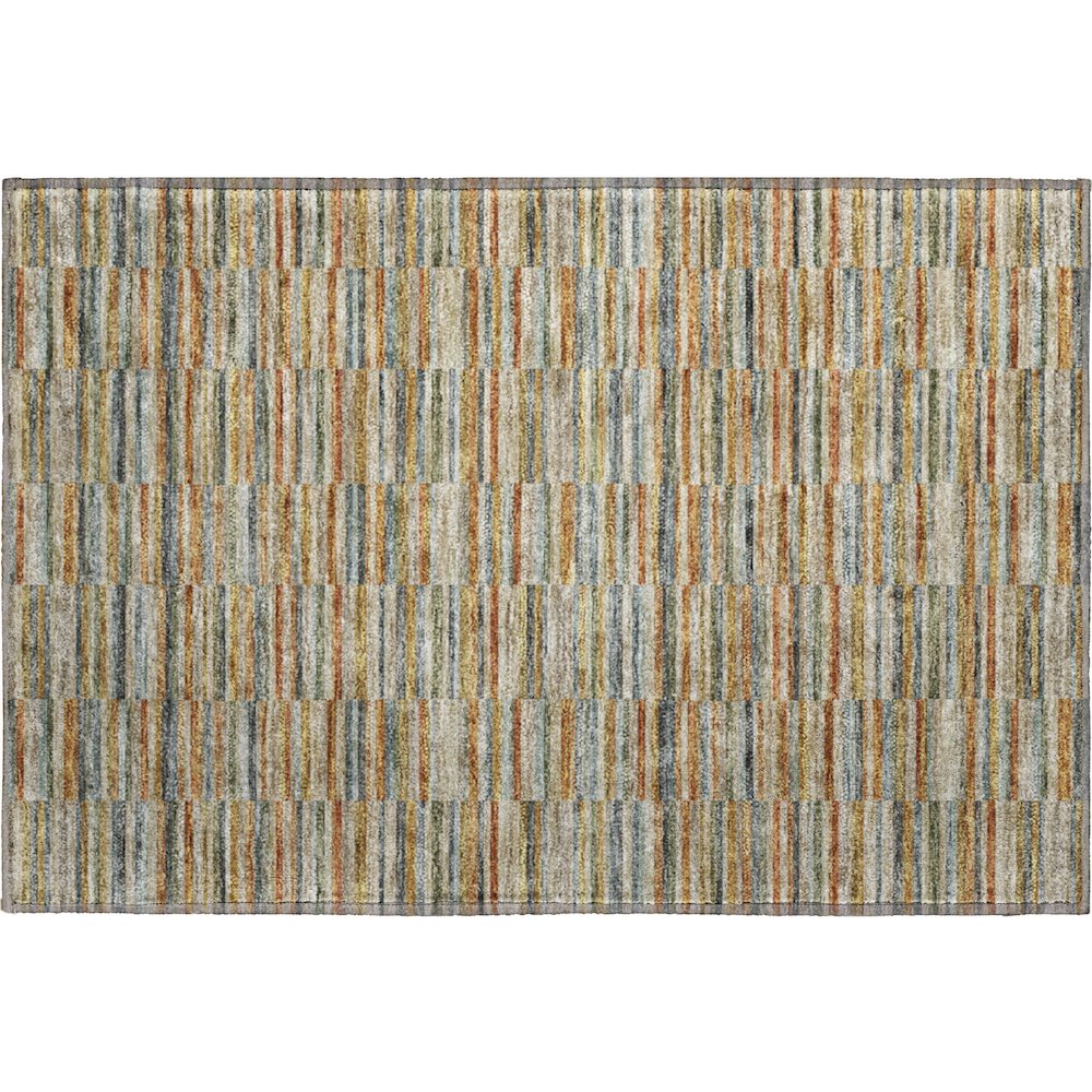 Premium Machine Washable Mayfield AMF816 Paprika 1'8" x 2'6" Rug. Picture 1