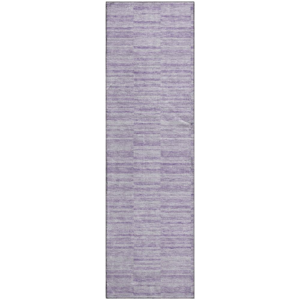 Premium Machine Washable Mayfield AMF817 Plum 2'3" x 7'6" Runner Rug. Picture 1