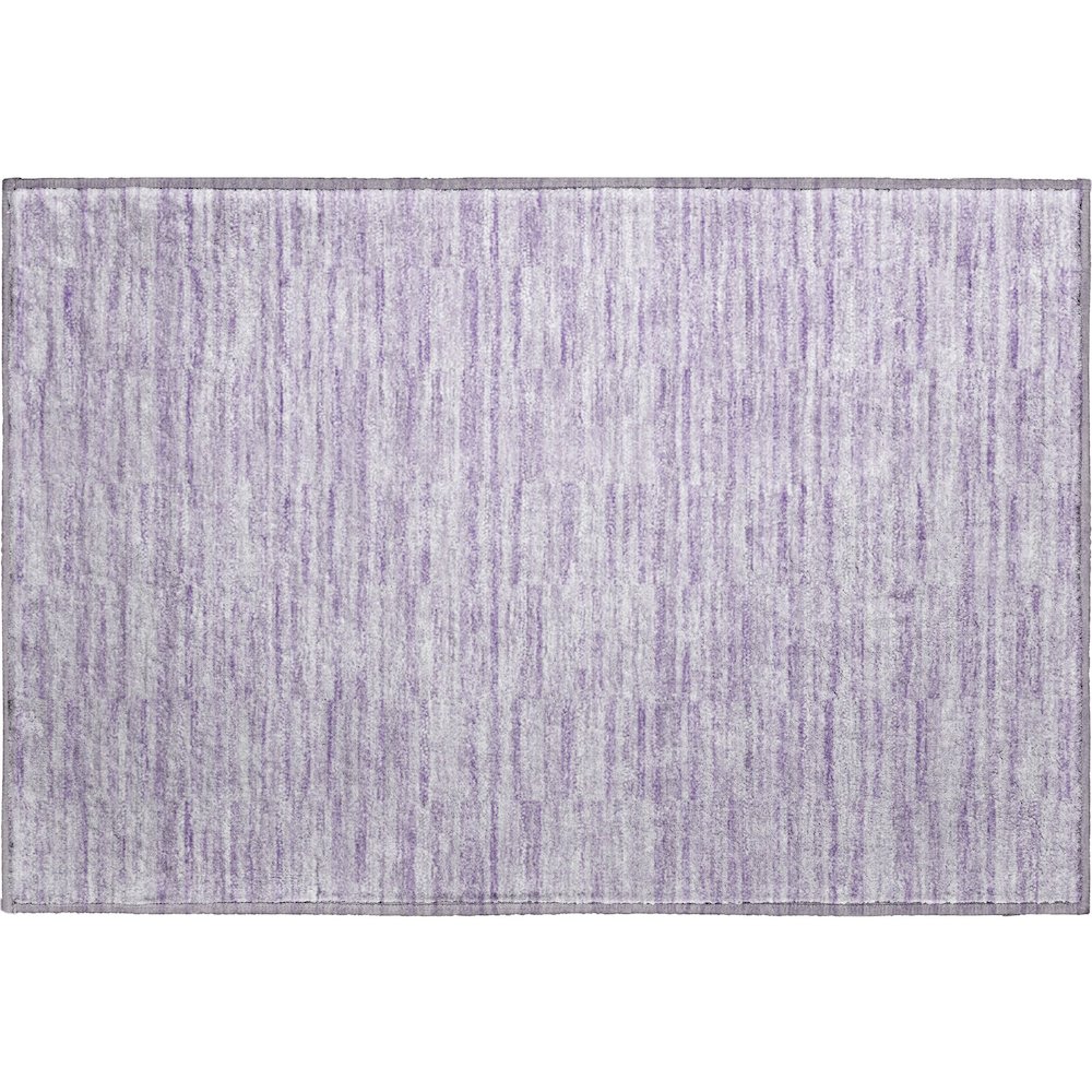 Premium Machine Washable Mayfield AMF817 Plum 1'8" x 2'6" Rug. Picture 1