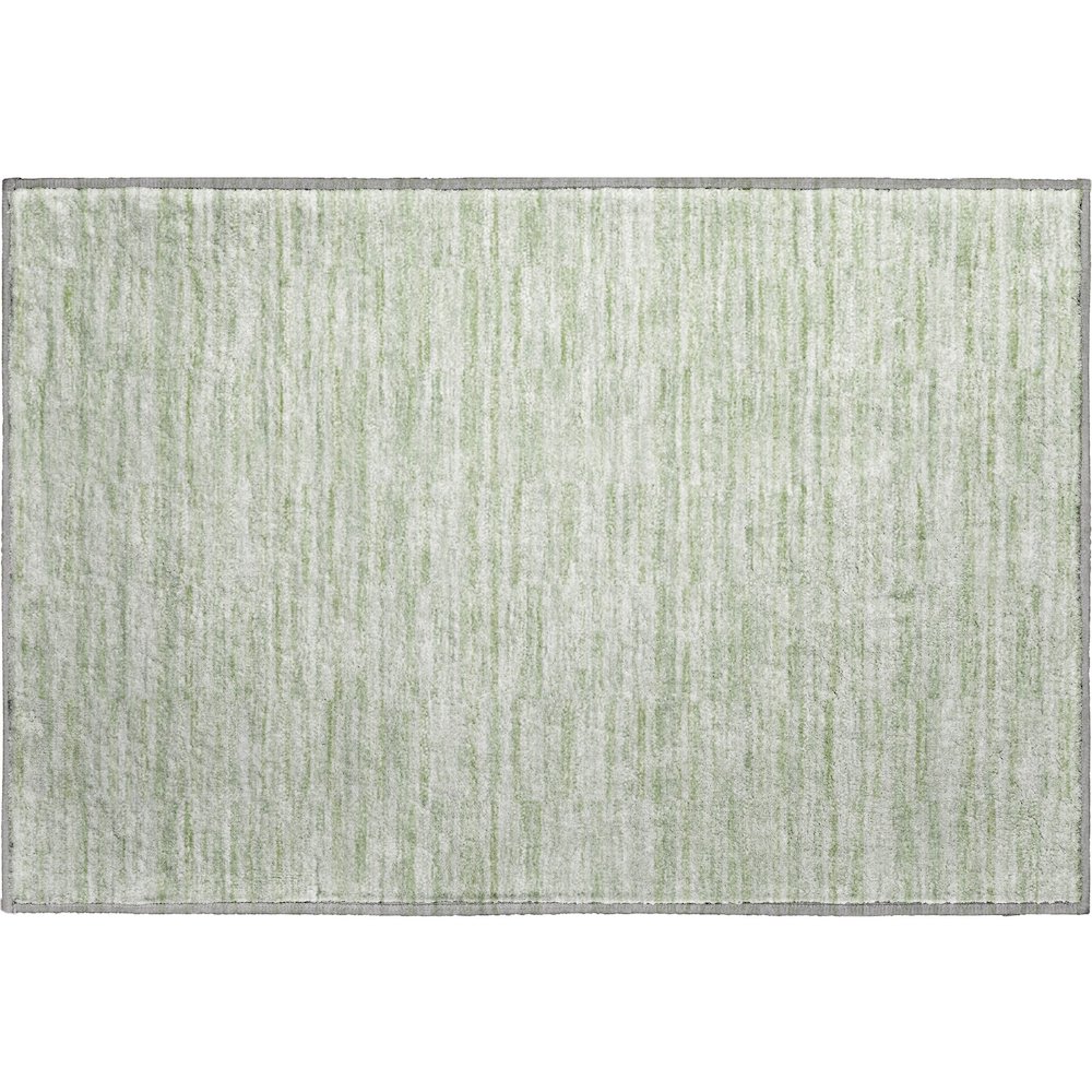 Premium Machine Washable Mayfield AMF817 Sage 1'8" x 2'6" Rug. Picture 1