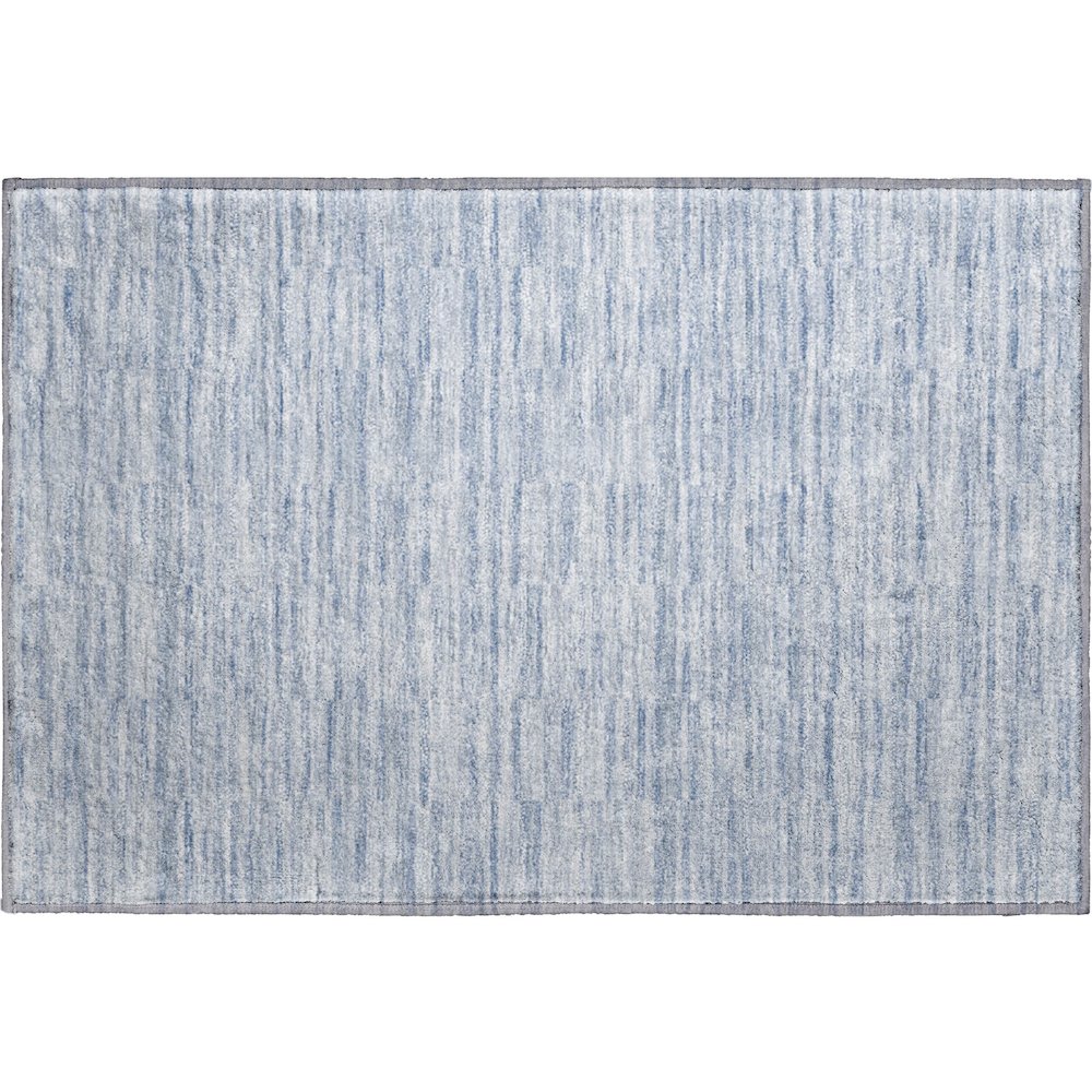 Premium Machine Washable Mayfield AMF817 Sky 1'8" x 2'6" Rug. Picture 1