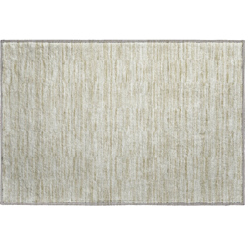 Premium Machine Washable Mayfield AMF817 Taupe 1'8" x 2'6" Rug. Picture 1