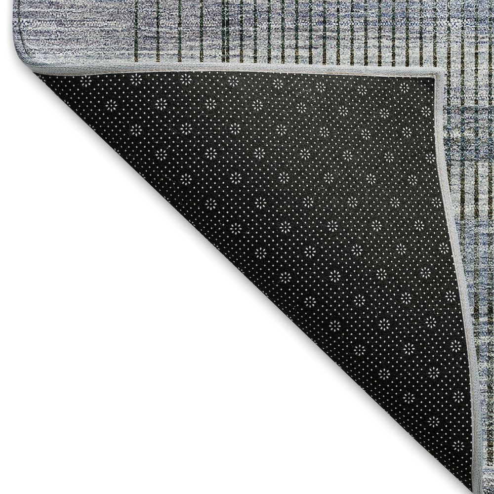 Premium Machine Washable Mayfield AMF819 Blue 1'8" x 2'6" Rug. Picture 2