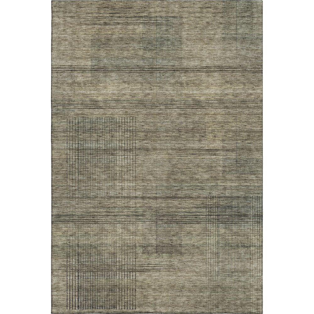 Premium Machine Washable Mayfield AMF820 Brown 2'6" x 3'10" Rug. Picture 1