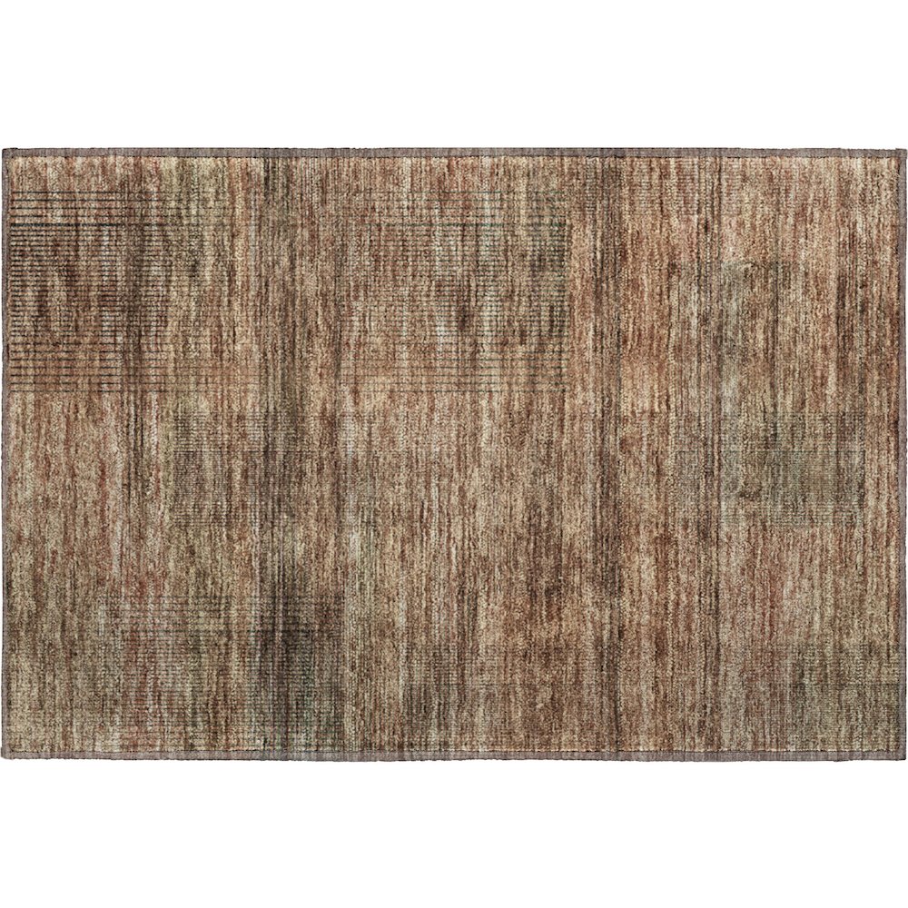 Premium Machine Washable Mayfield AMF820 Paprika 1'8" x 2'6" Rug. Picture 1