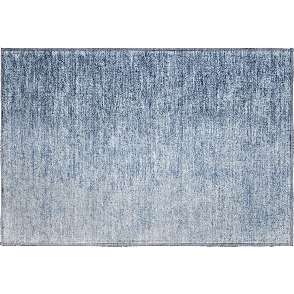 Premium Machine Washable Mayfield AMF822 Blue 1'8" x 2'6" Rug. Picture 1