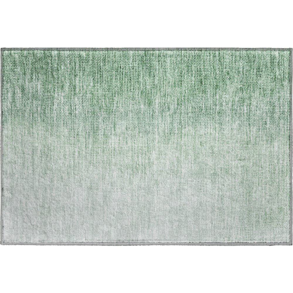 Premium Machine Washable Mayfield AMF822 Green 1'8" x 2'6" Rug. Picture 1