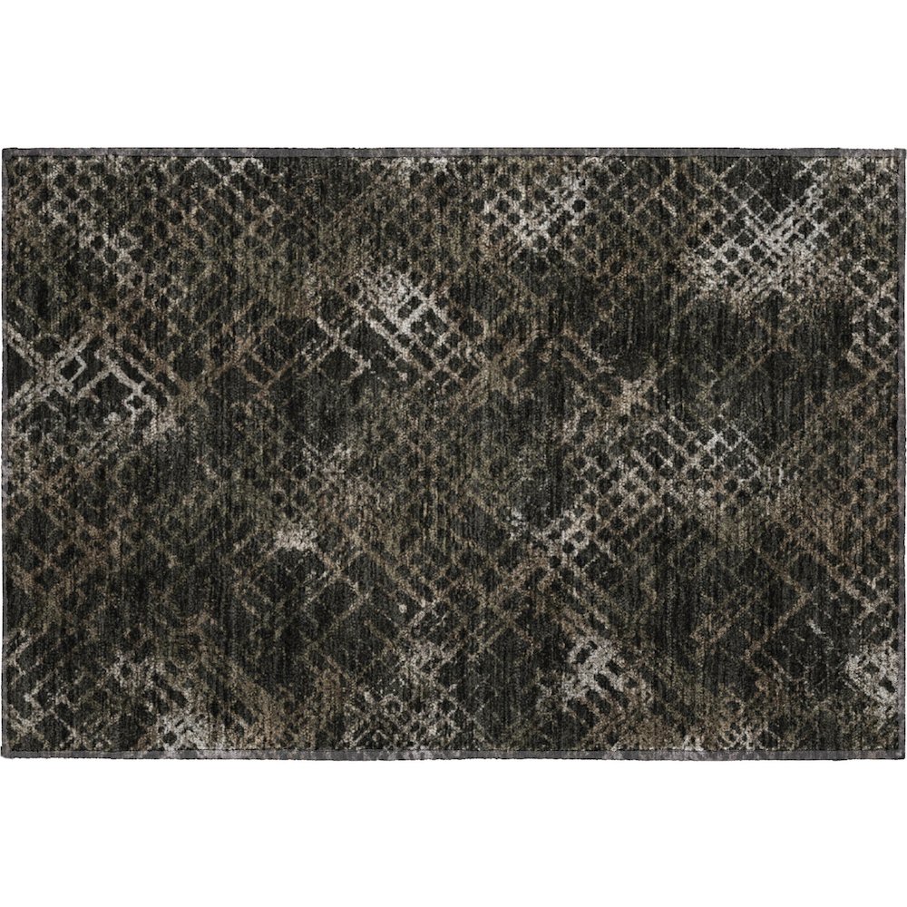 Premium Machine Washable Mayfield AMF825 Fudge 1'8" x 2'6" Rug. Picture 1