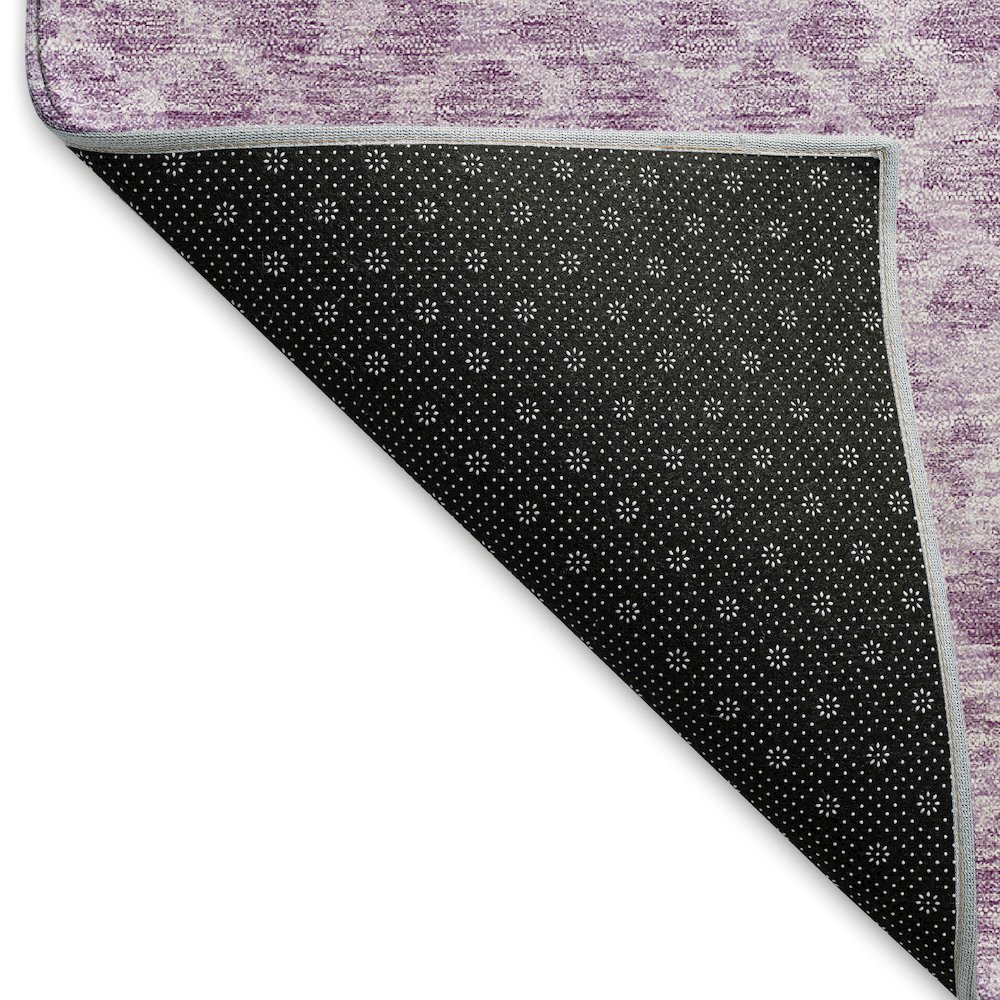 Premium Machine Washable Mayfield AMF825 Lavender 1'8" x 2'6" Rug. Picture 2