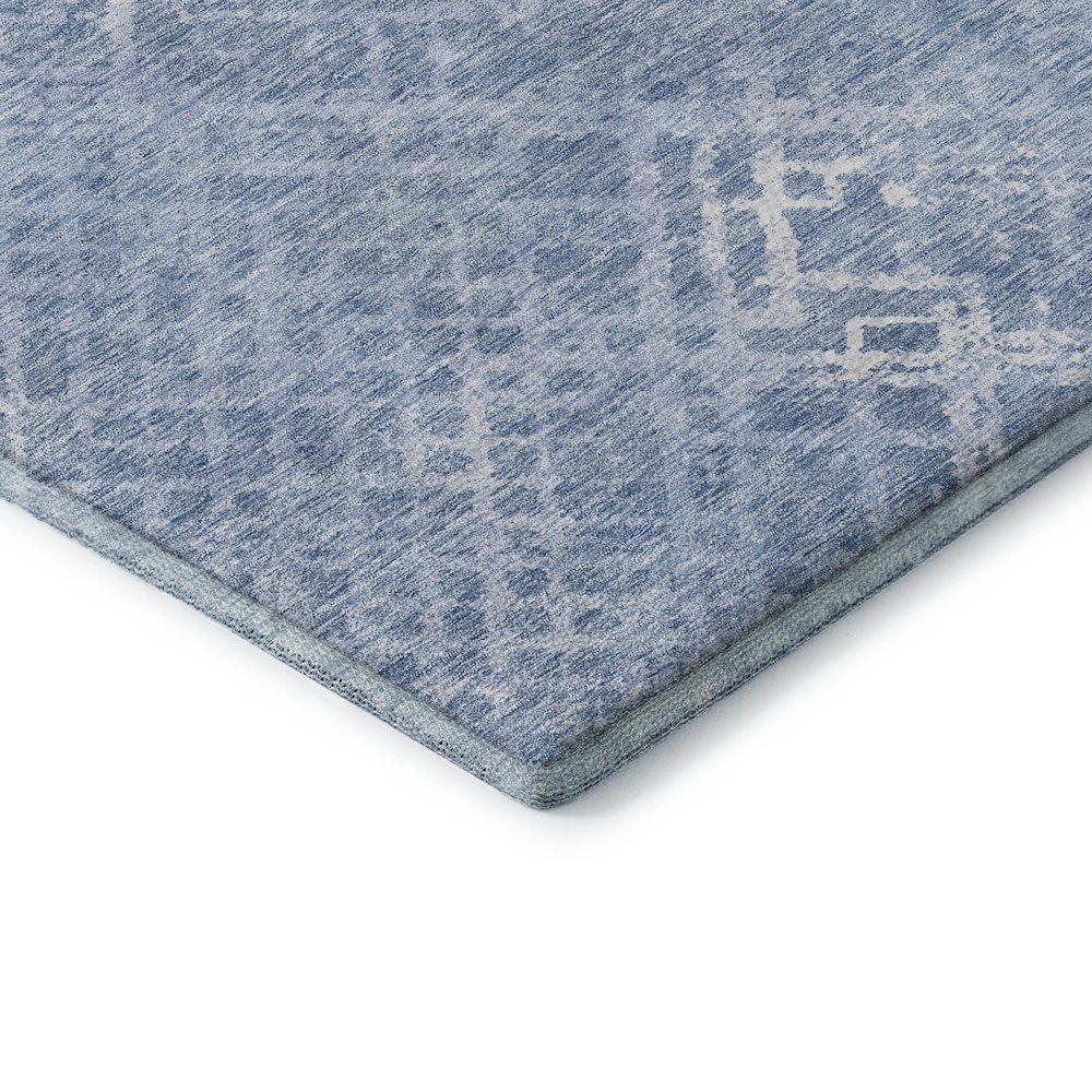 Premium Machine Washable Mayfield AMF825 Sky 1'8" x 2'6" Rug. Picture 3