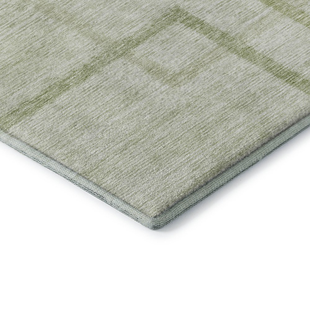 Premium Machine Washable Mayfield AMF827 Aloe 1'8" x 2'6" Rug. Picture 3