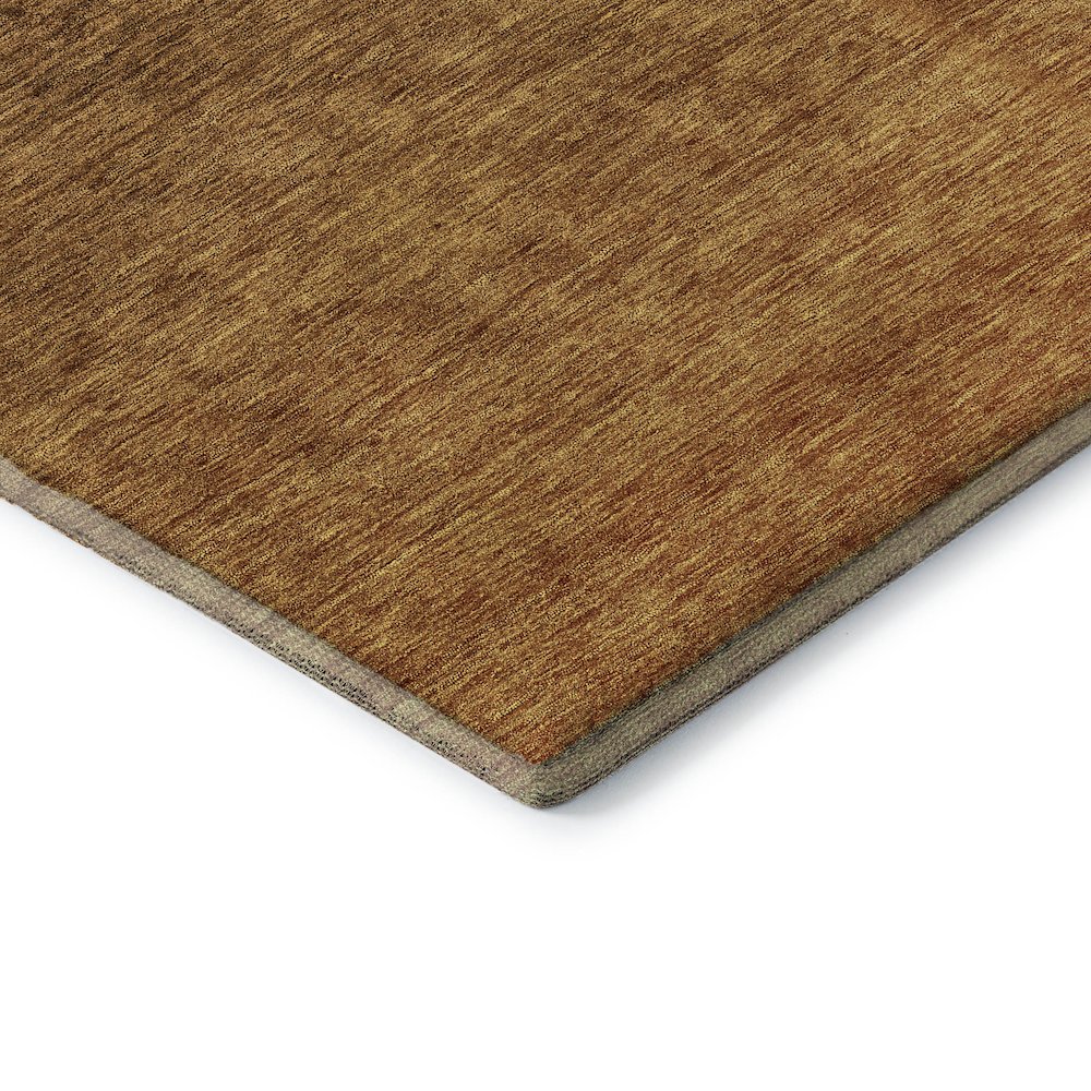 Premium Machine Washable Mayfield AMF833 Chocolate 1'8" x 2'6" Rug. Picture 3