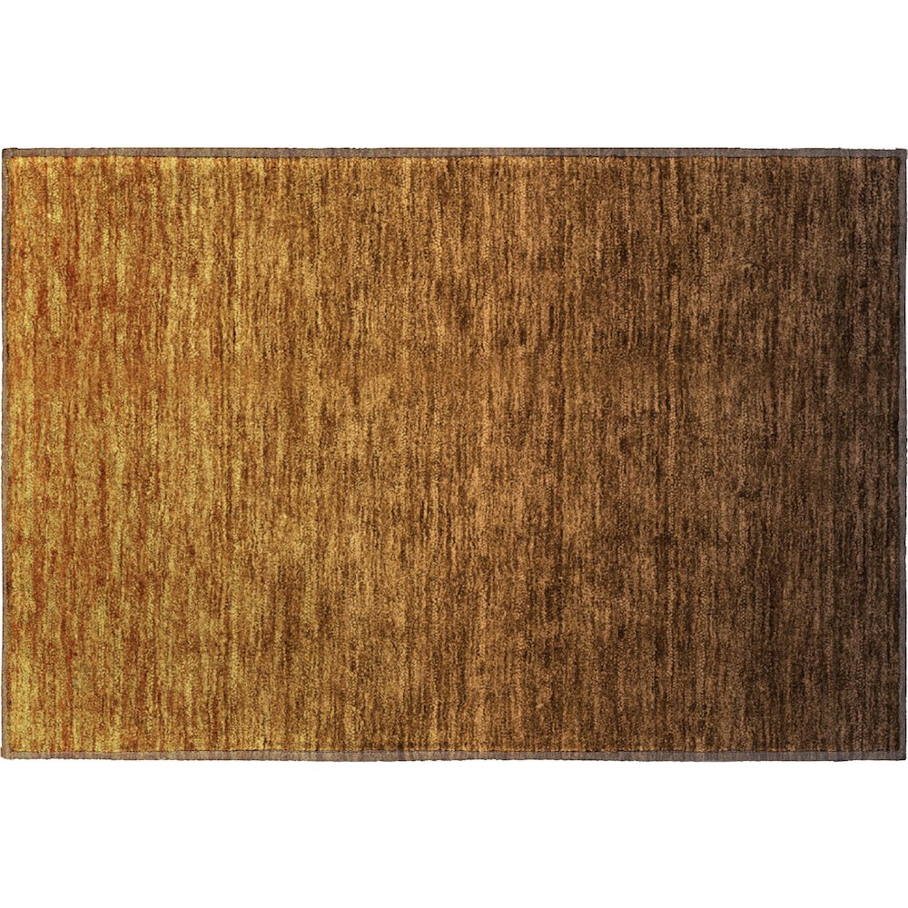 Premium Machine Washable Mayfield AMF833 Chocolate 1'8" x 2'6" Rug. Picture 1
