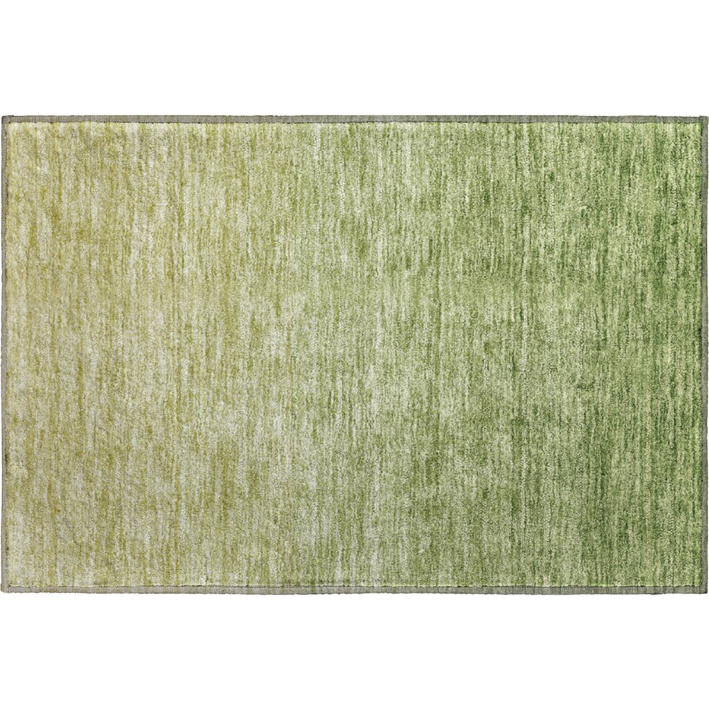 Premium Machine Washable Mayfield AMF833 Green 1'8" x 2'6" Rug. Picture 1