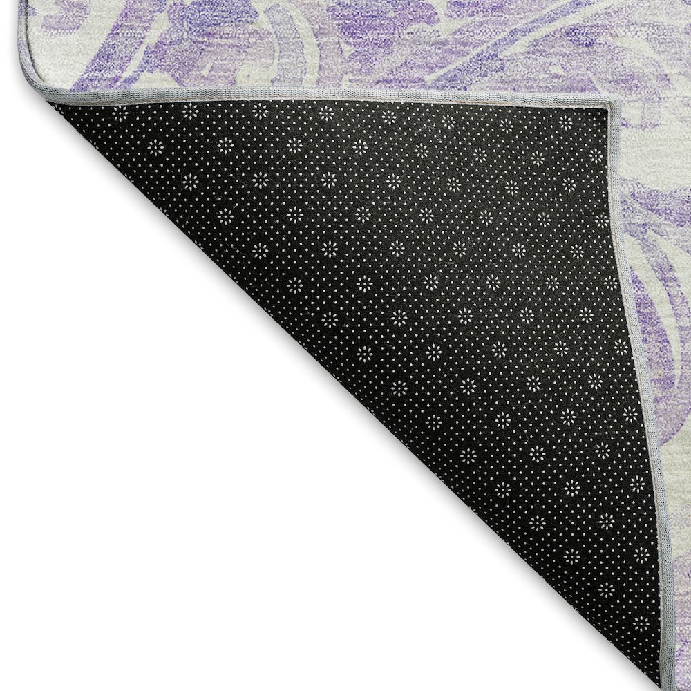 Premium Machine Washable Mayfield AMF835 Lavender 1'8" x 2'6" Rug. Picture 2