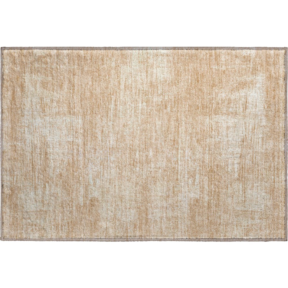 Premium Machine Washable Mayfield AMF839 Coral 1'8" x 2'6" Rug. Picture 1