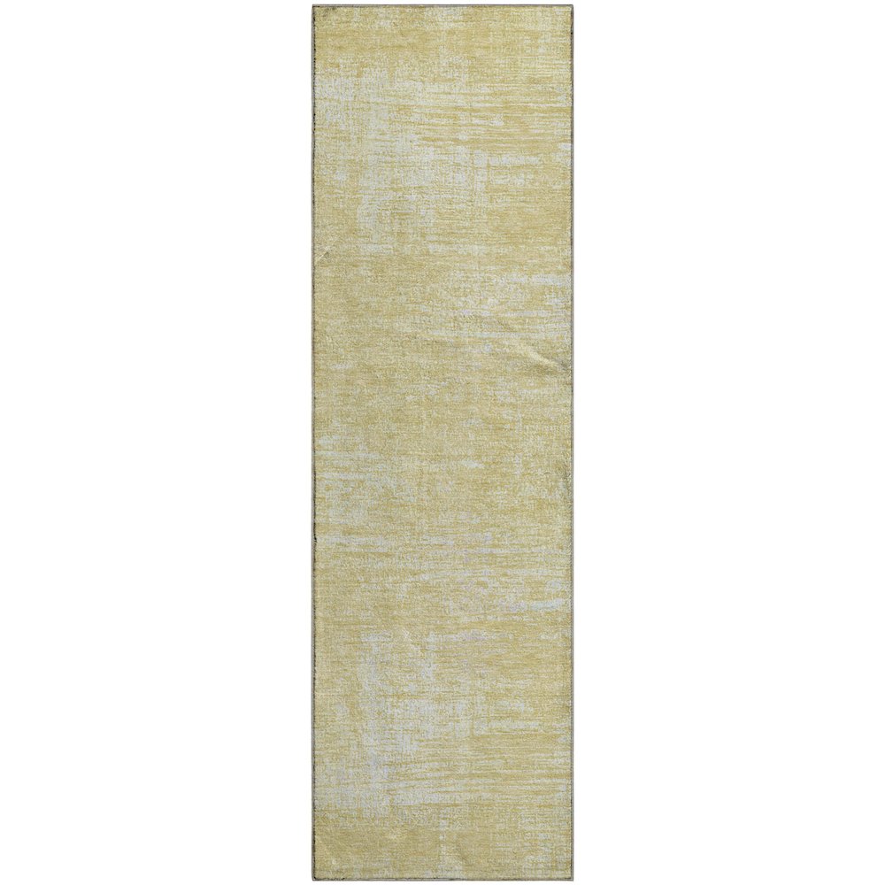 Premium Machine Washable Mayfield AMF839 Wheat 2'3" x 7'6" Runner Rug. Picture 1