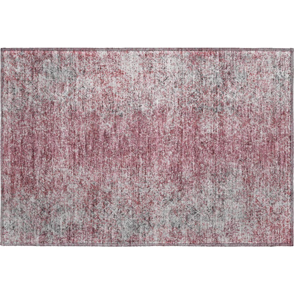 Premium Machine Washable Mayfield AMF840 Merlot 1'8" x 2'6" Rug. Picture 1