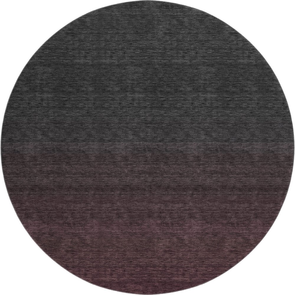 Premium Machine Washable Mayfield AMF844 Merlot 8' x 8' Round Rug. Picture 1