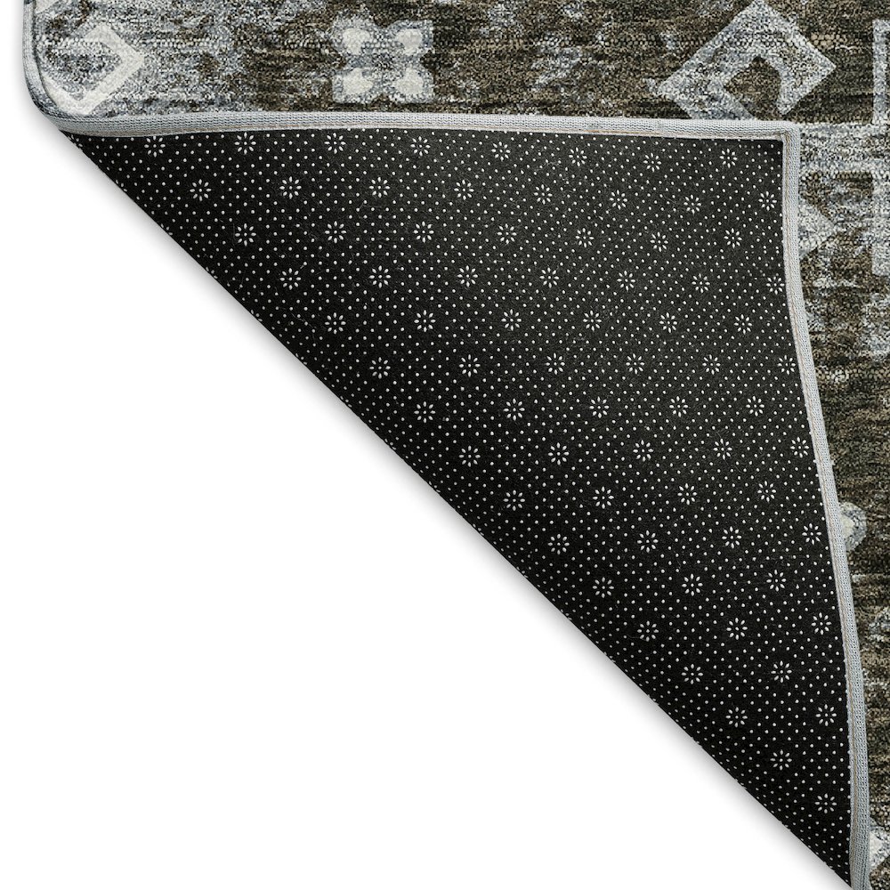 Premium Machine Washable Mayfield AMF846 Chocolate 1'8" x 2'6" Rug. Picture 2