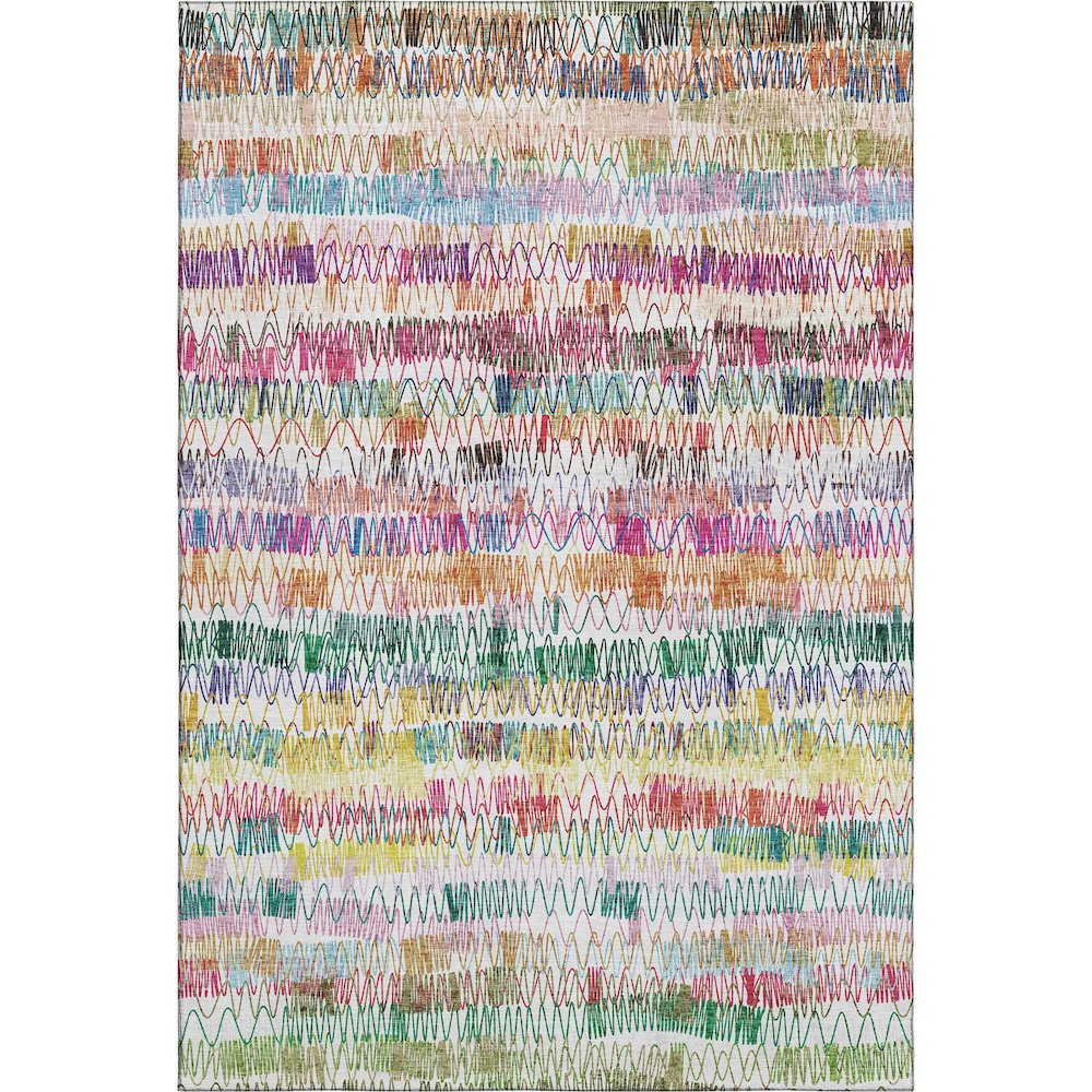Premium Machine Washable Mayfield AMF850 Green 2'6" x 3'10" Rug. Picture 1