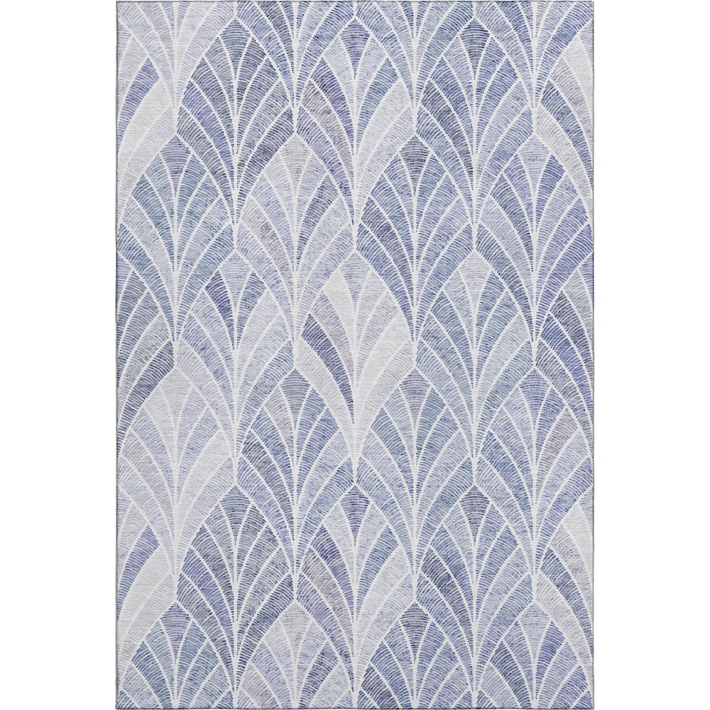 Premium Machine Washable Mayfield AMF851 Denim 2'6" x 3'10" Rug. Picture 1