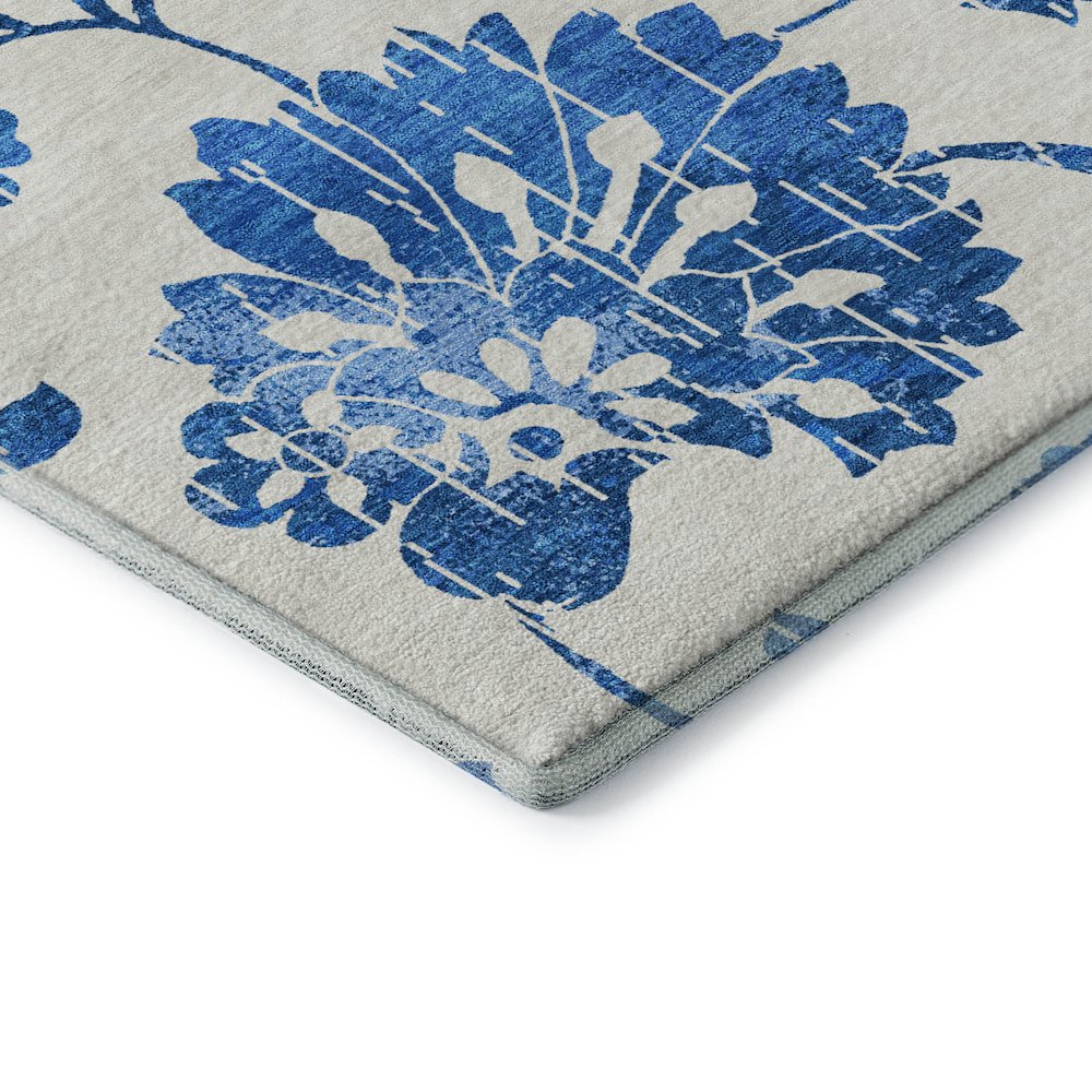 Premium Machine Washable Mayfield AMF856 White 1'8" x 2'6" Rug. Picture 3