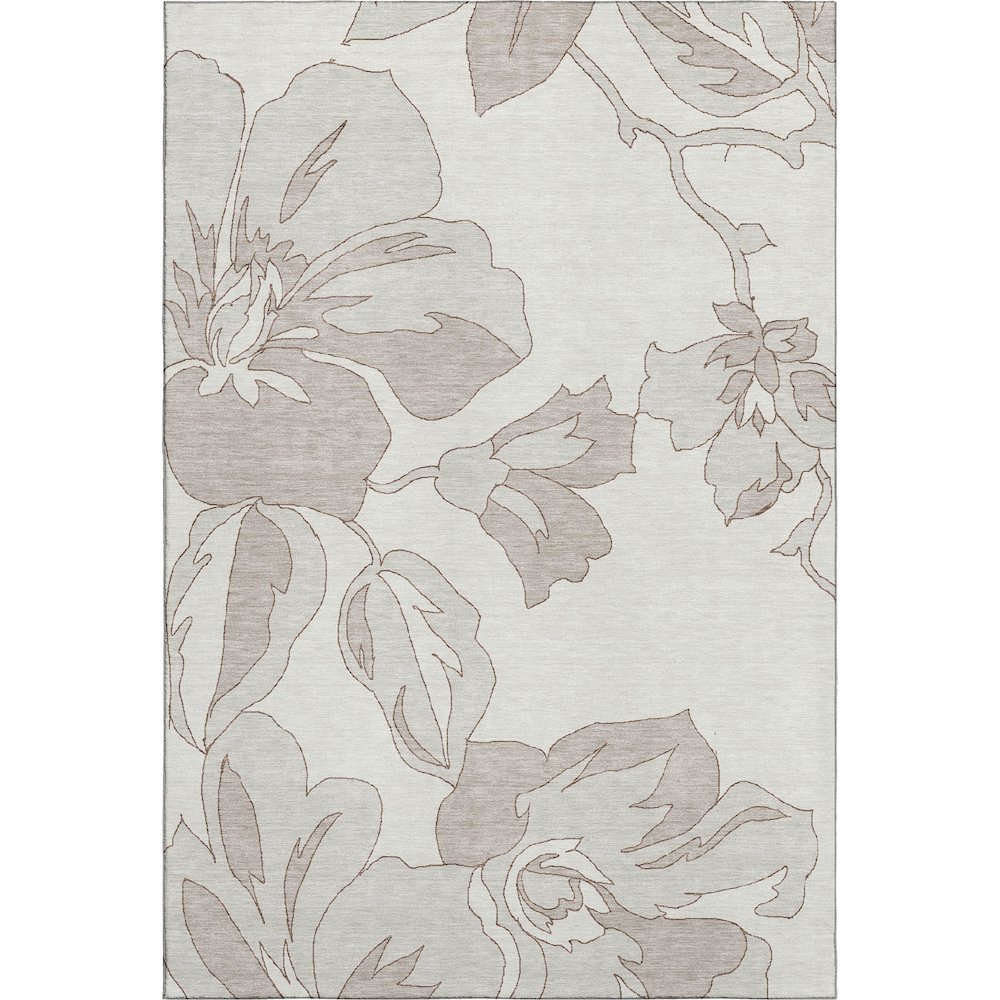 Premium Machine Washable Mayfield AMF857 Ivory 2'6" x 3'10" Rug. Picture 1