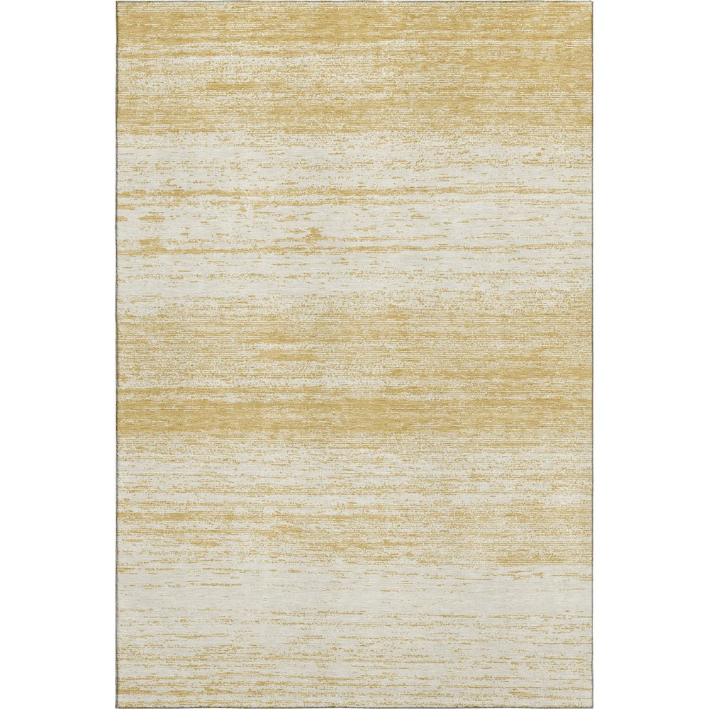 Premium Machine Washable Mayfield AMF859 Gold 2'6" x 3'10" Rug. Picture 1