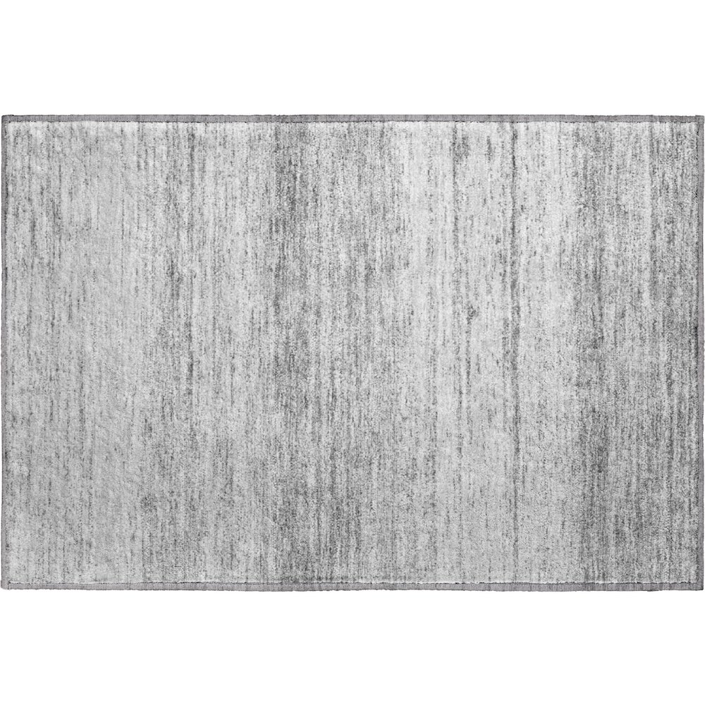 Premium Machine Washable Mayfield AMF859 Gray 1'8" x 2'6" Rug. Picture 1