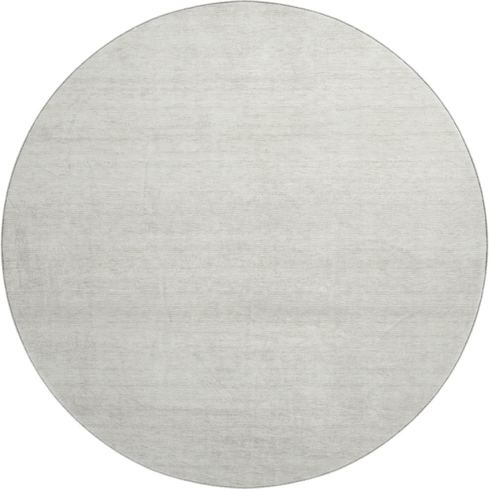 Premium Machine Washable Mayfield AMF859 Ivory 8' x 8' Round Rug. Picture 1