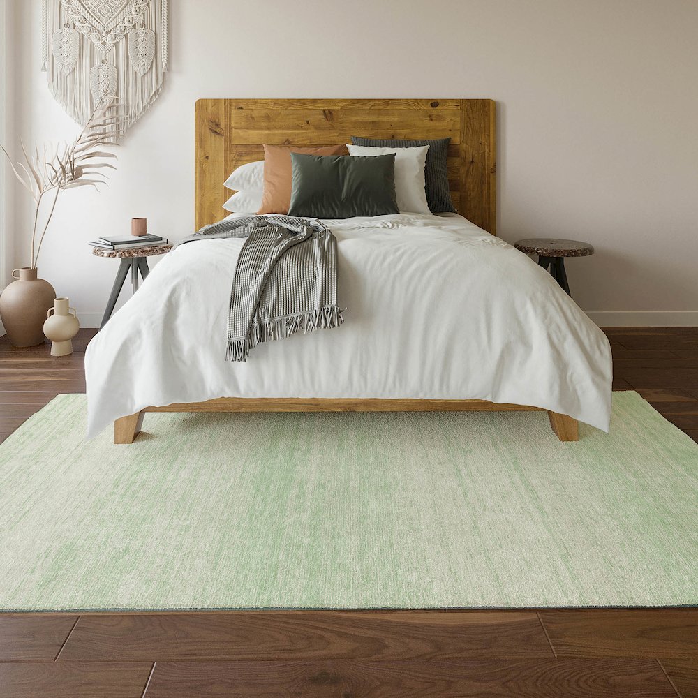 Premium Machine Washable Mayfield AMF859 Mint 2'6" x 3'10" Rug. Picture 6