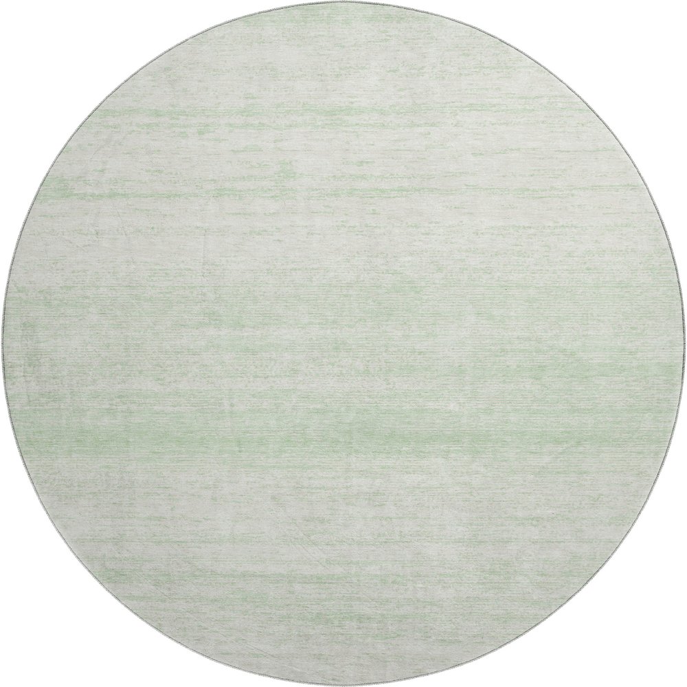 Premium Machine Washable Mayfield AMF859 Mint 8' x 8' Round Rug. Picture 1