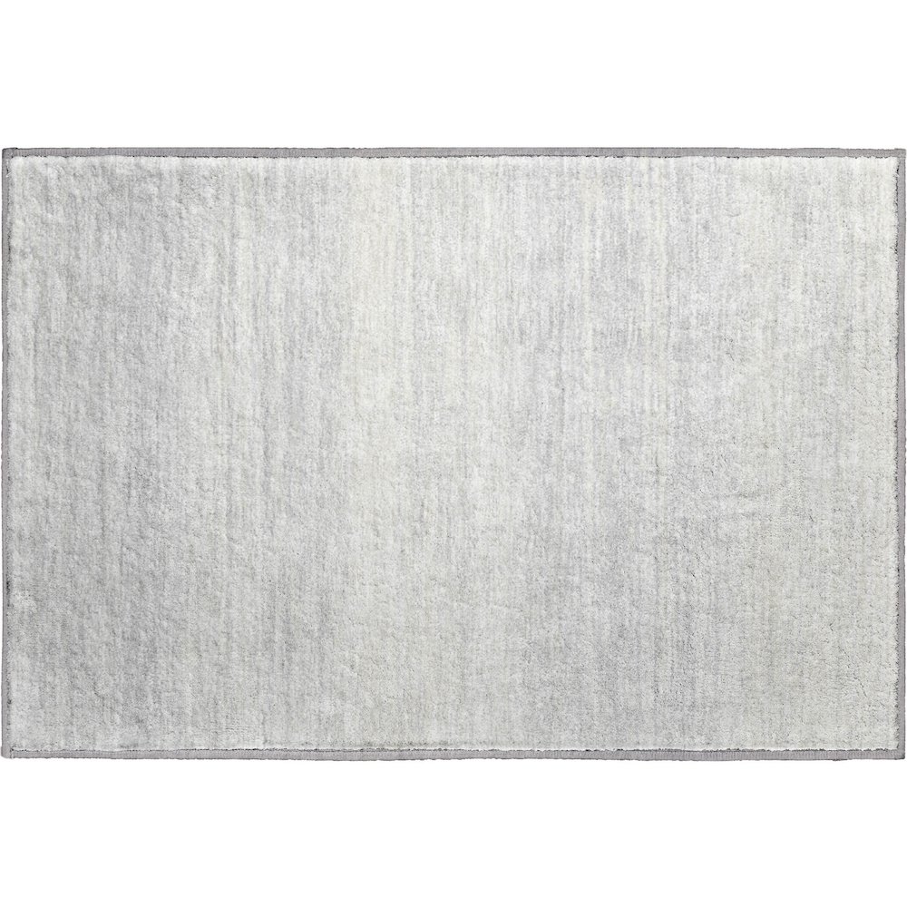 Premium Machine Washable Mayfield AMF859 Silver 1'8" x 2'6" Rug. Picture 1