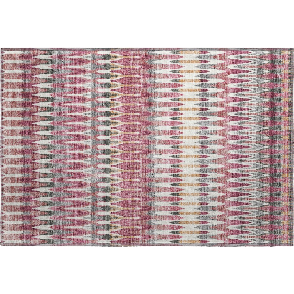 Premium Machine Washable Mayfield AMF860 Mauve 1'8" x 2'6" Rug. Picture 1