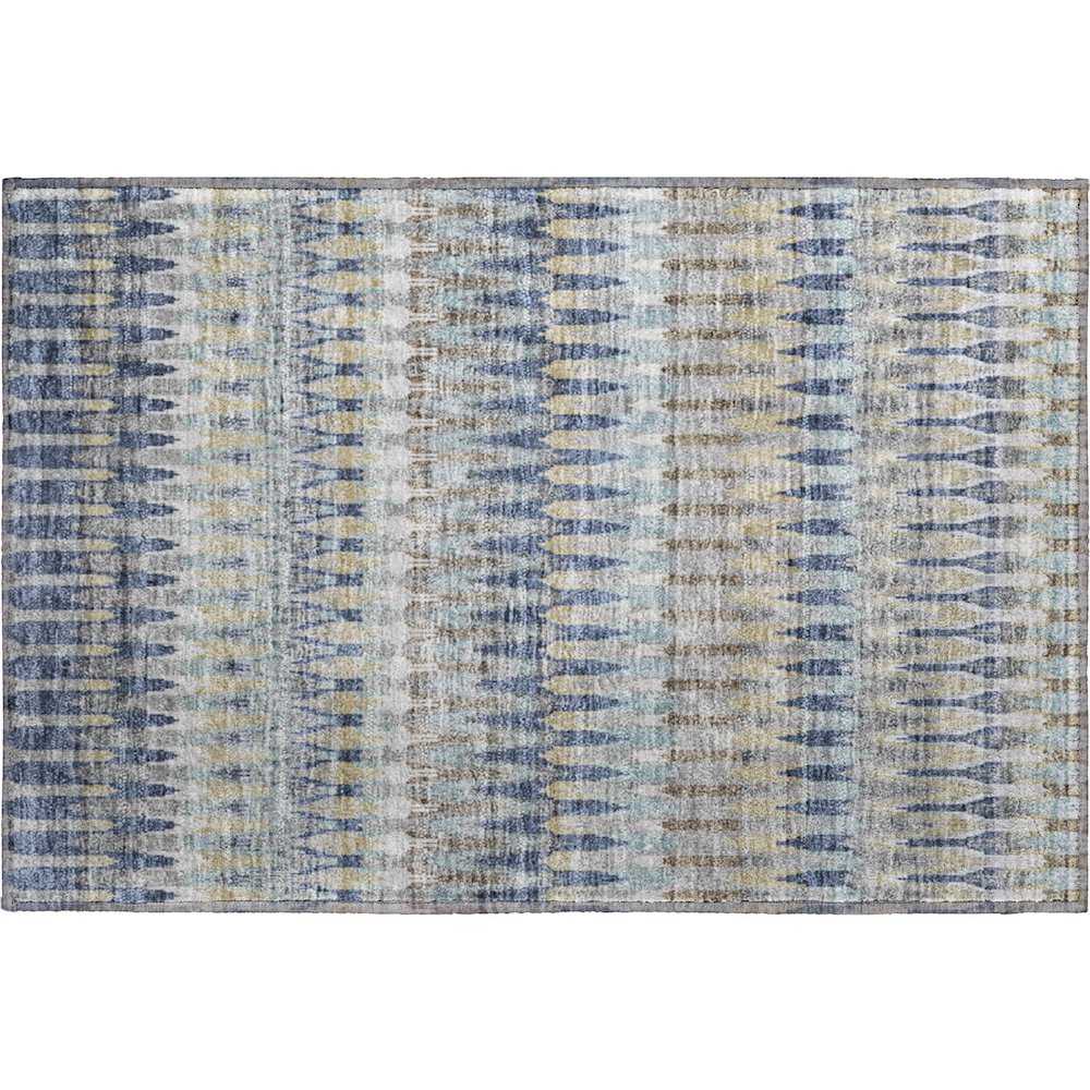Premium Machine Washable Mayfield AMF860 Taupe 1'8" x 2'6" Rug. Picture 1