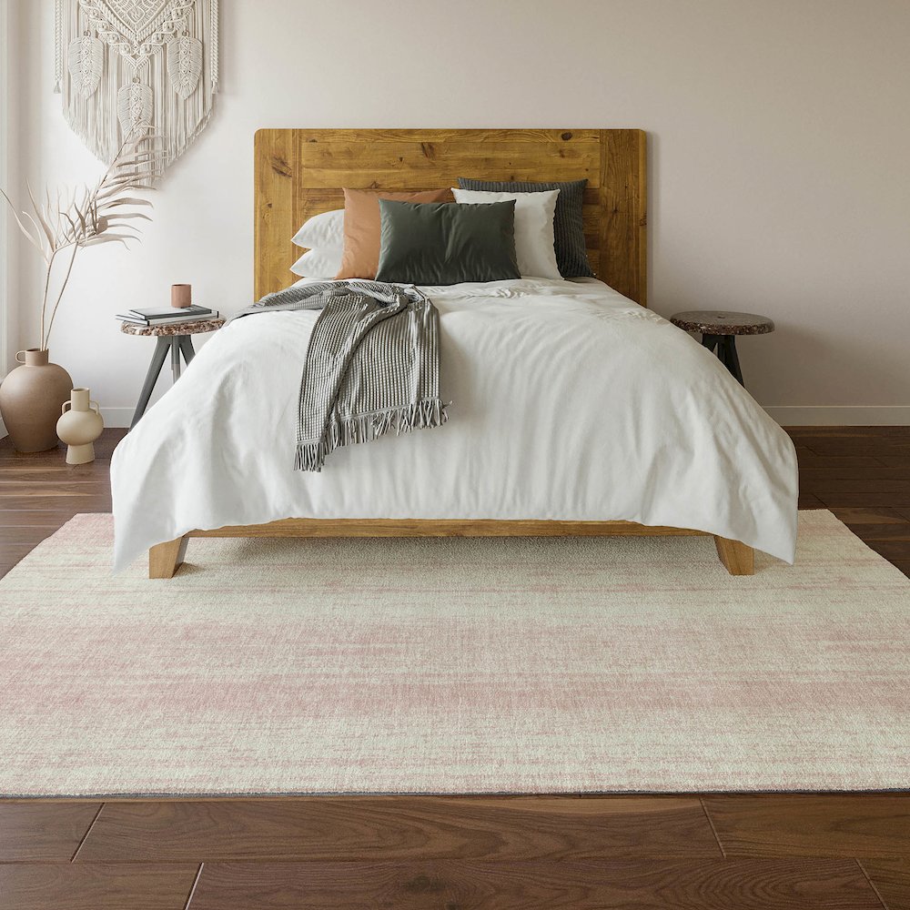 Premium Machine Washable Mayfield AMF861 Pink 2'6" x 3'10" Rug. Picture 6