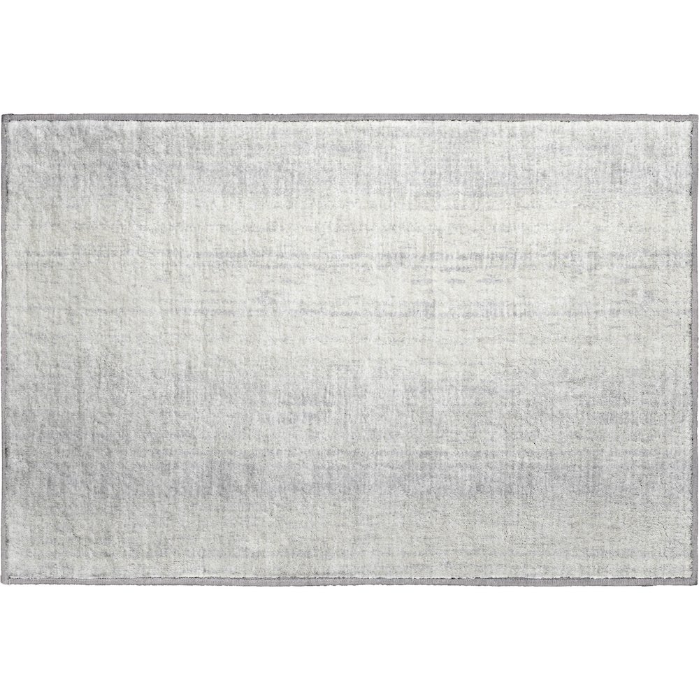 Premium Machine Washable Mayfield AMF861 Silver 1'8" x 2'6" Rug. Picture 1