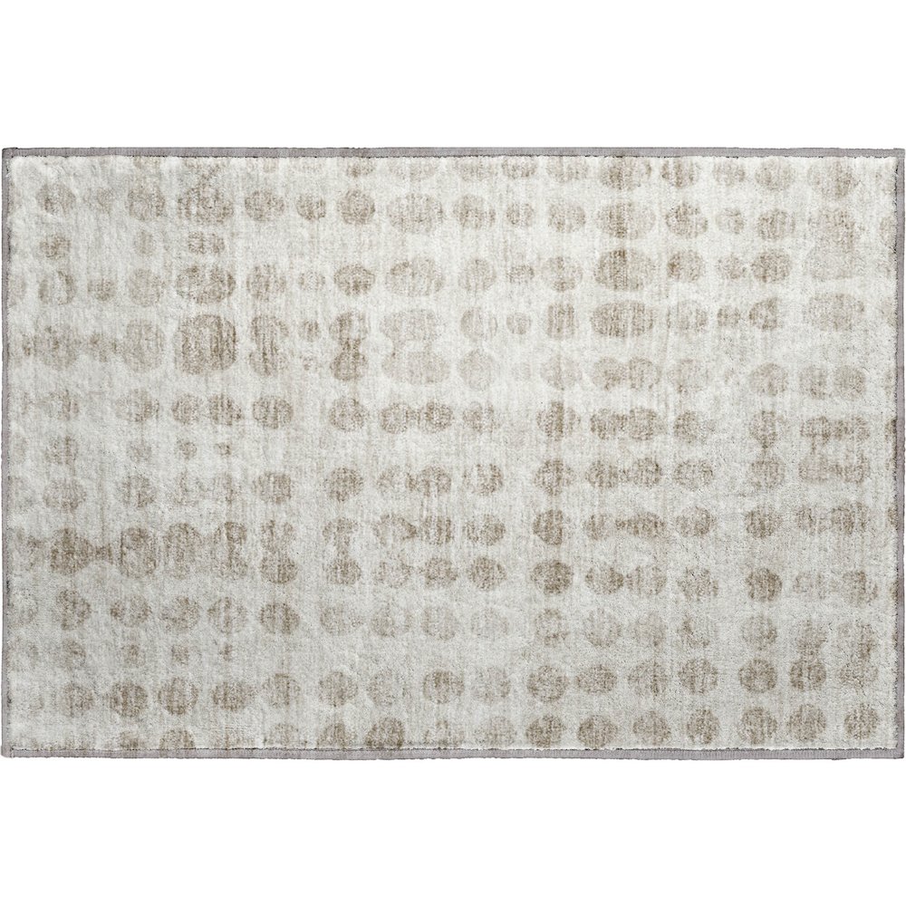 Premium Machine Washable Mayfield AMF869 Ivory 1'8" x 2'6" Rug. Picture 1