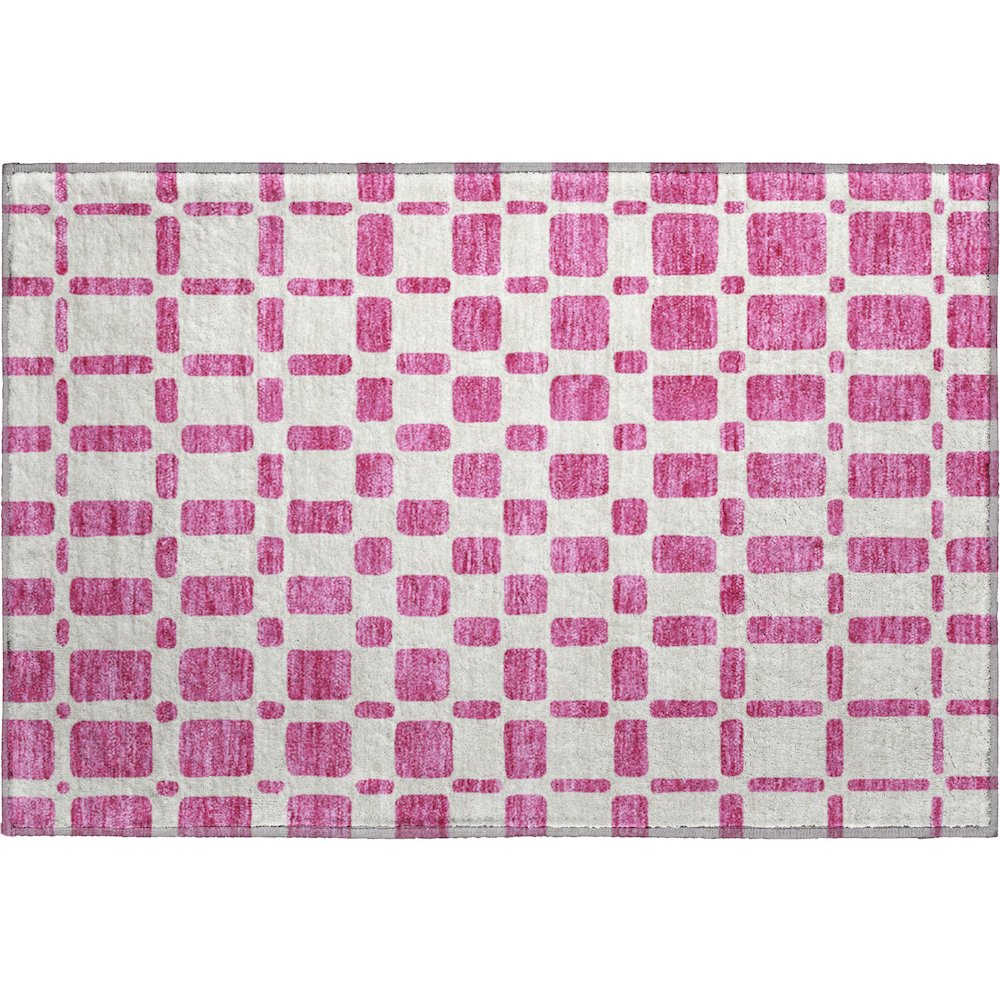 Premium Machine Washable Mayfield AMF871 Blush 1'8" x 2'6" Rug. Picture 1