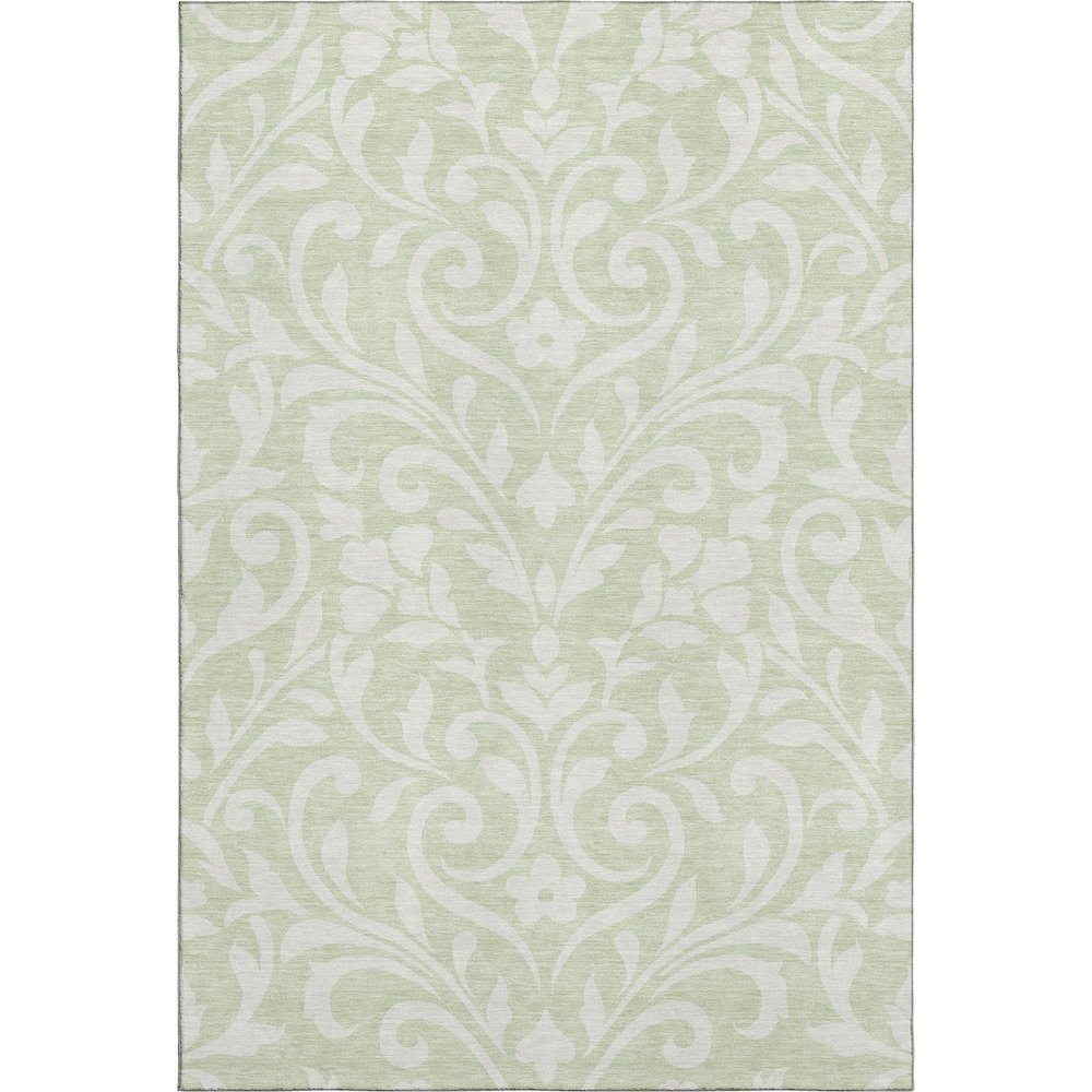 Premium Machine Washable Mayfield AMF875 Aloe 2'6" x 3'10" Rug. Picture 1