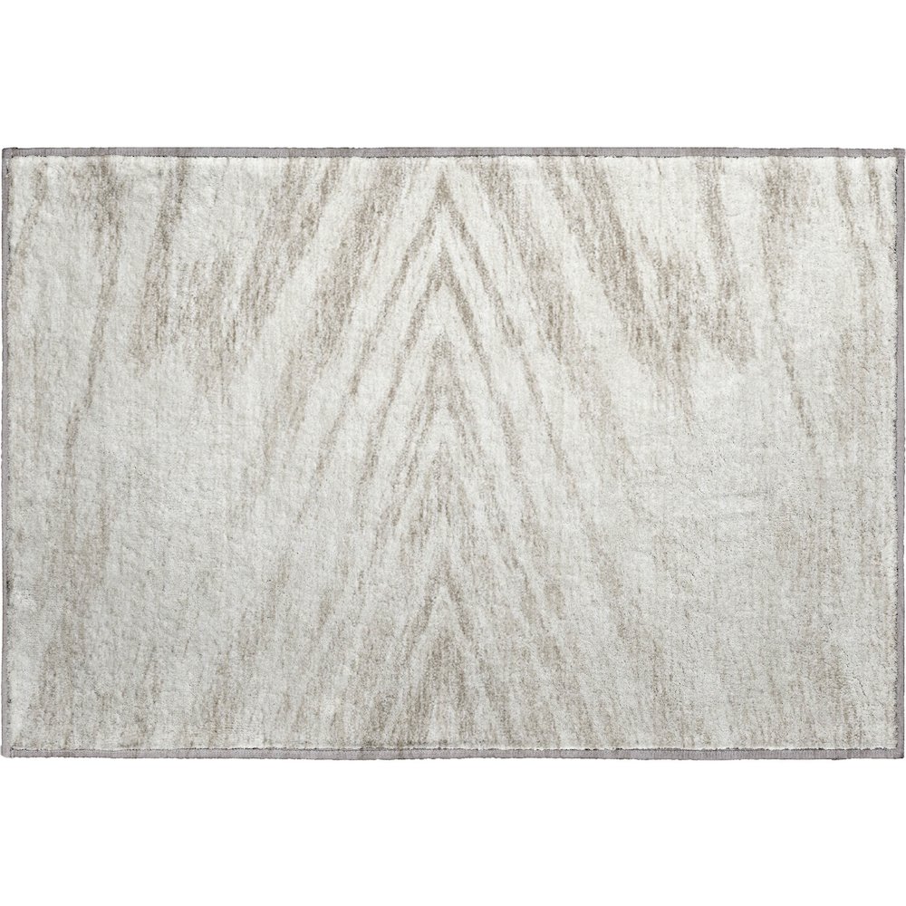 Premium Machine Washable Mayfield AMF876 Ivory 1'8" x 2'6" Rug. Picture 1