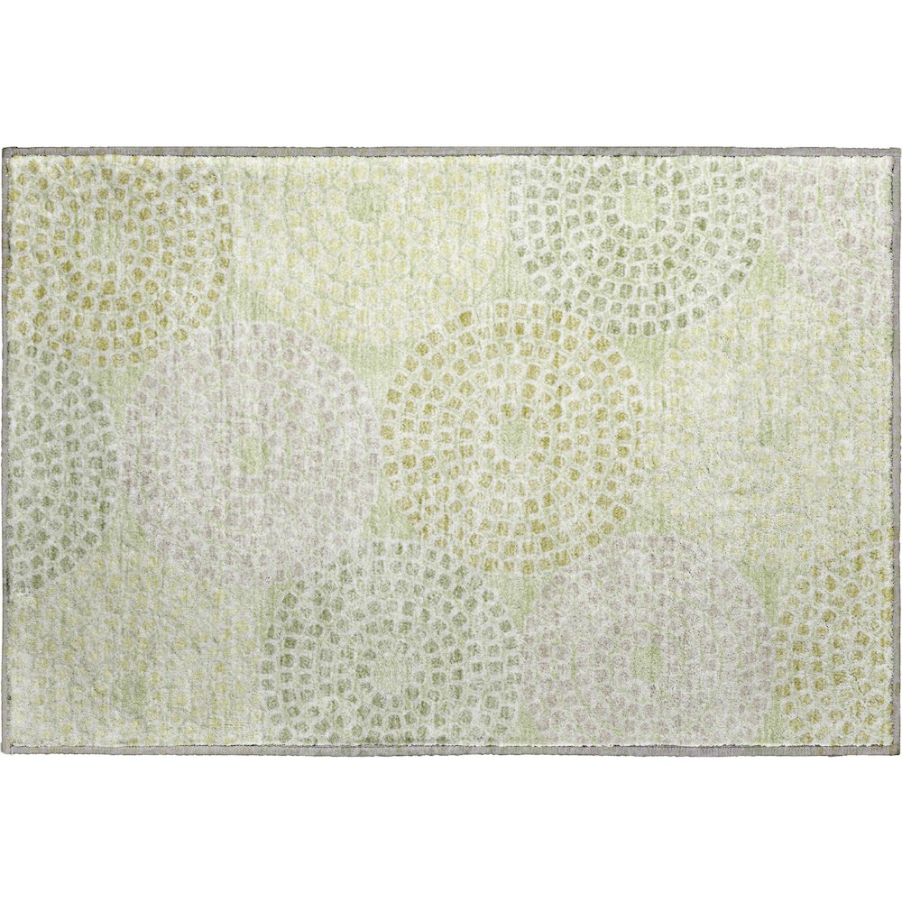 Premium Machine Washable Mayfield AMF882 Mint 1'8" x 2'6" Rug. Picture 1