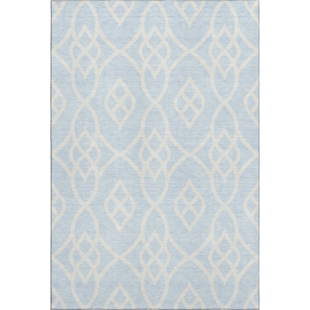 Premium Machine Washable Mayfield AMF884 Sky 2'6" x 3'10" Rug. Picture 1