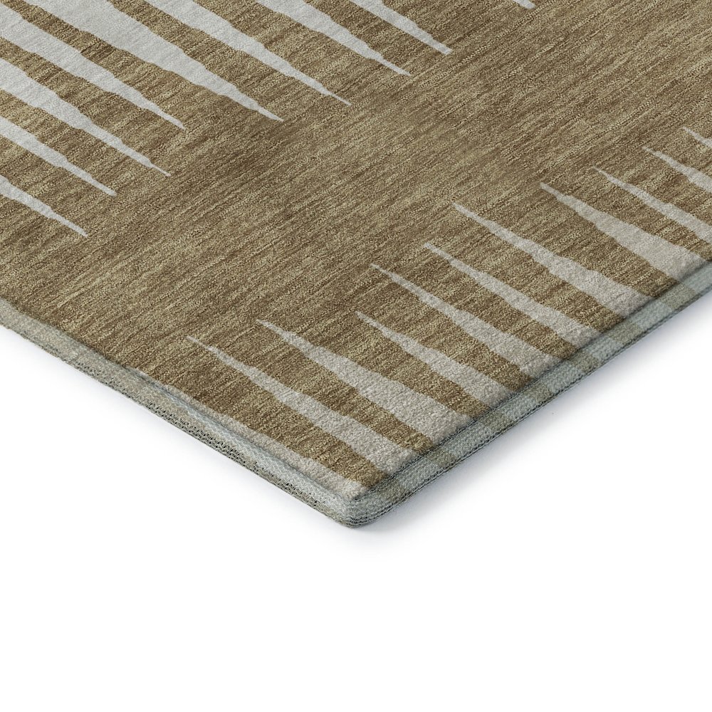 Premium Machine Washable Mayfield AMF886 Charcoal 1'8" x 2'6" Rug. Picture 3
